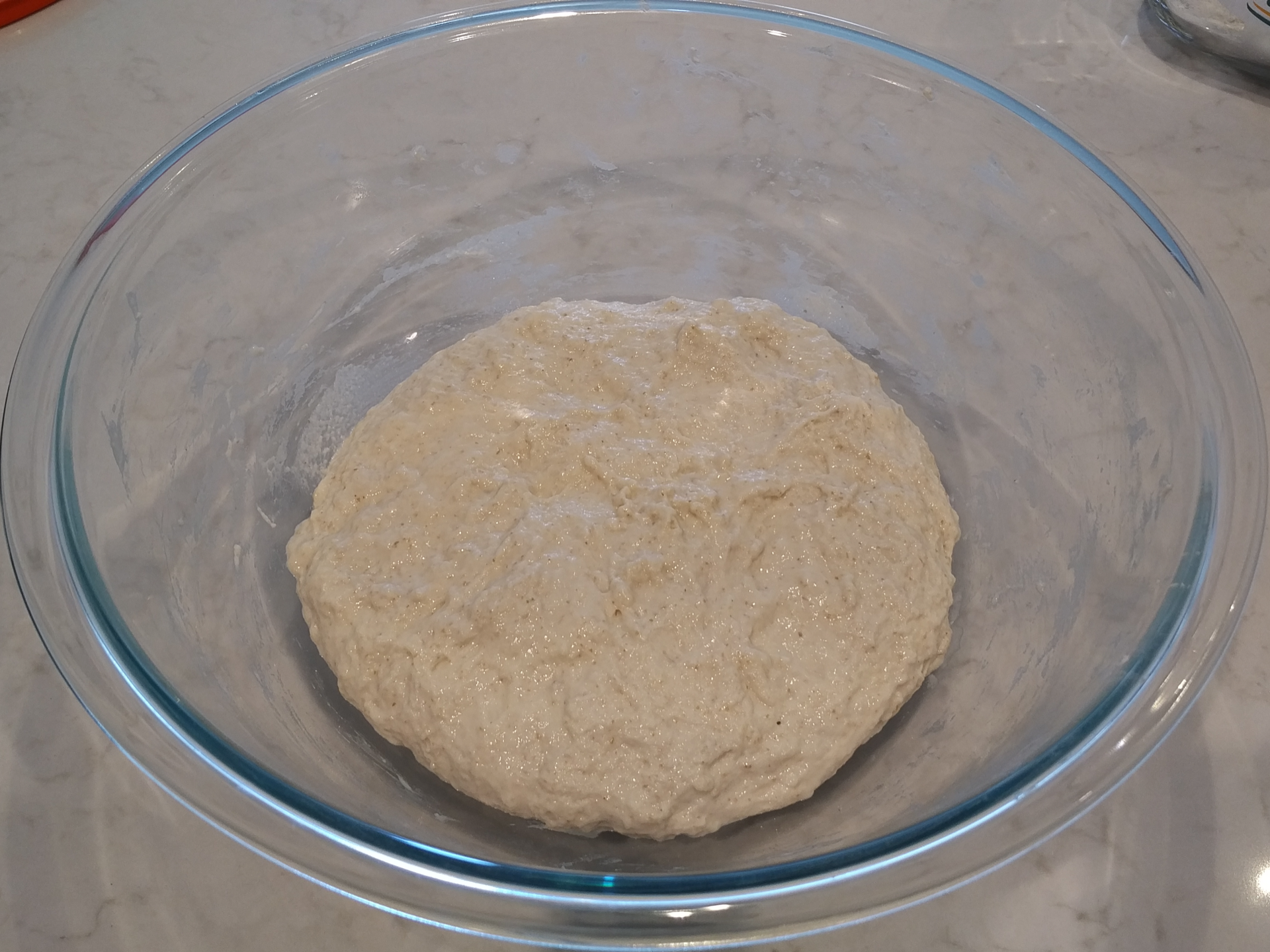 Wet dough