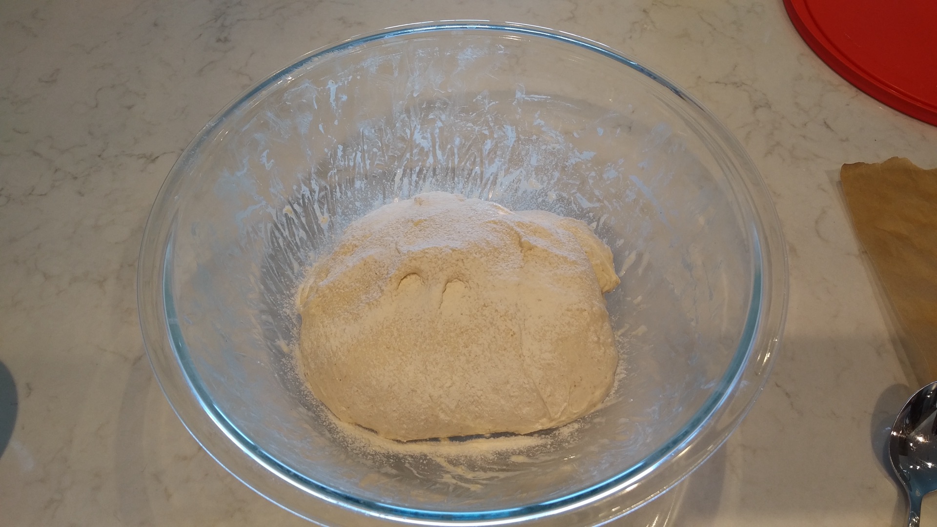 Dusted dough