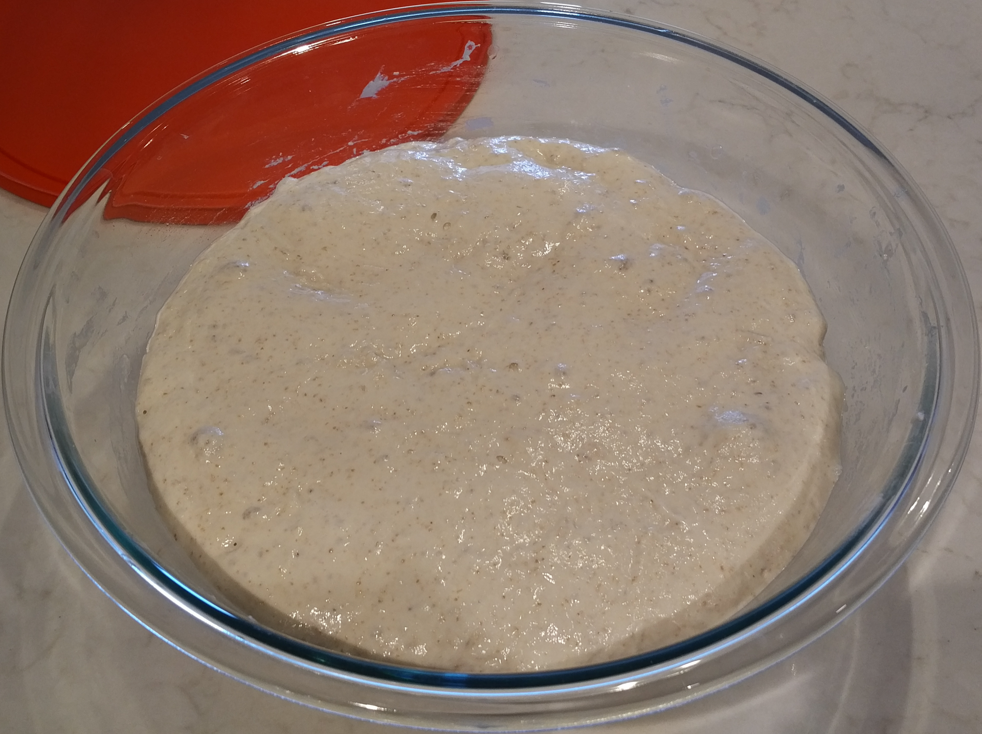 Risen dough