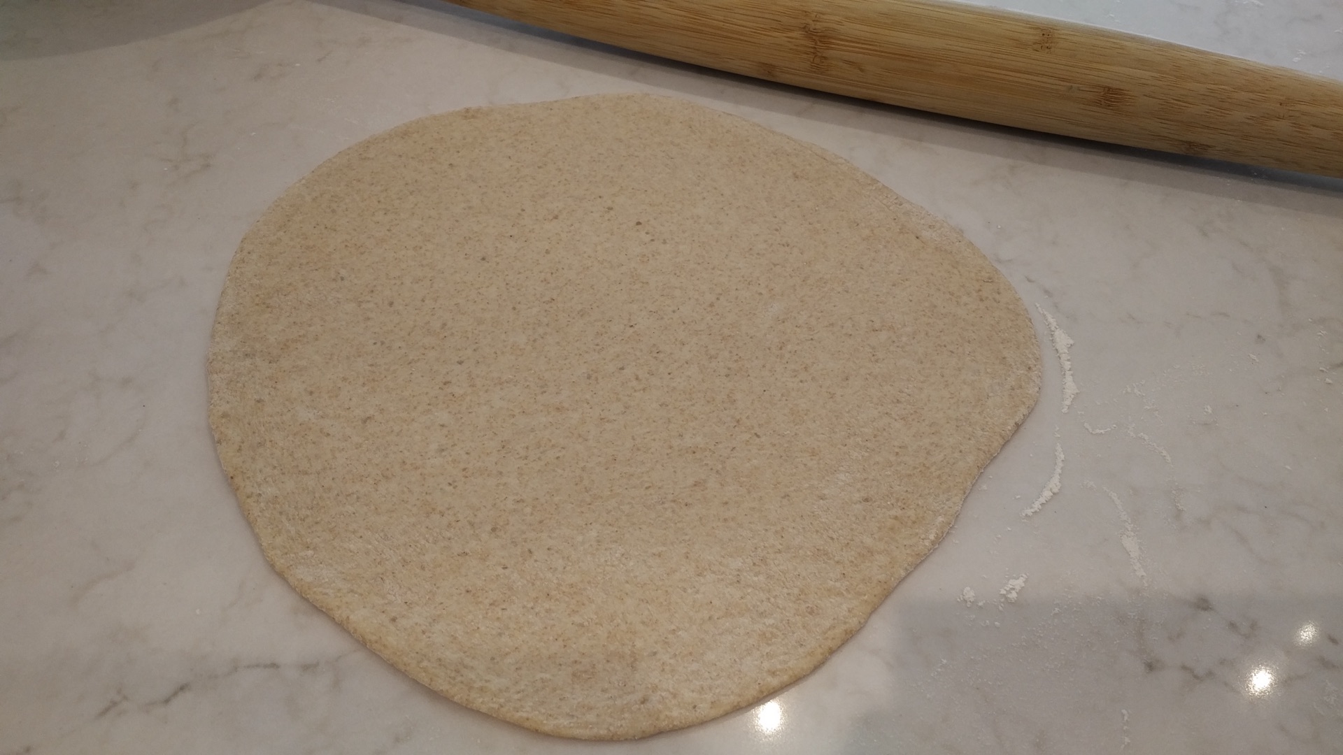 Stretched dough