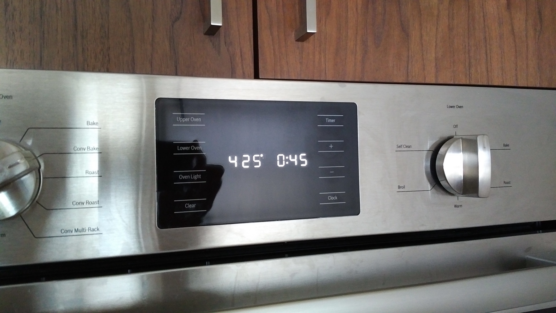 Continue baking at 425 for 45 minutes